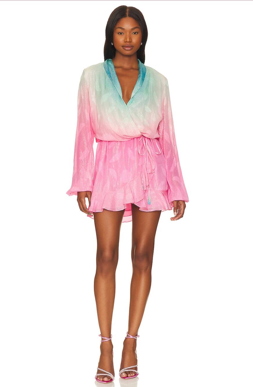 Rococo Sand Mini Dress Ombre New